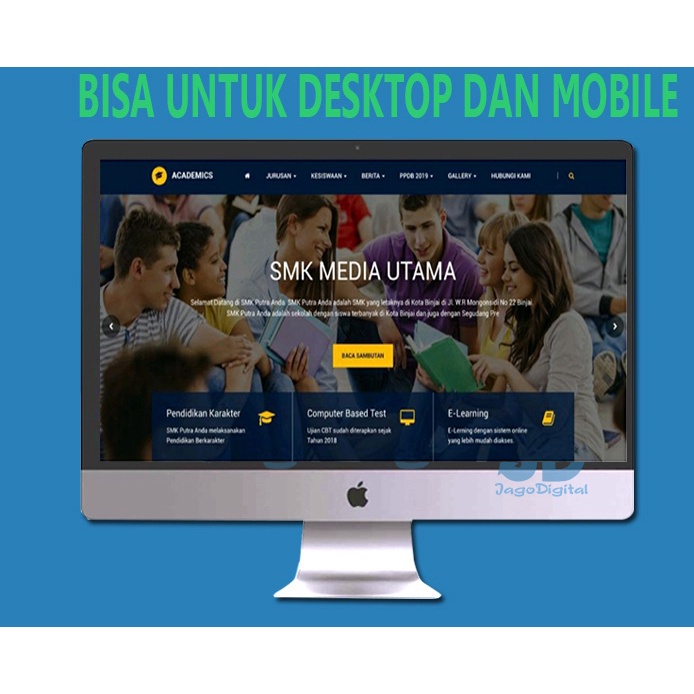 APLIKASI WEBSITE SEKOLAH DAN PPDB ONLINE