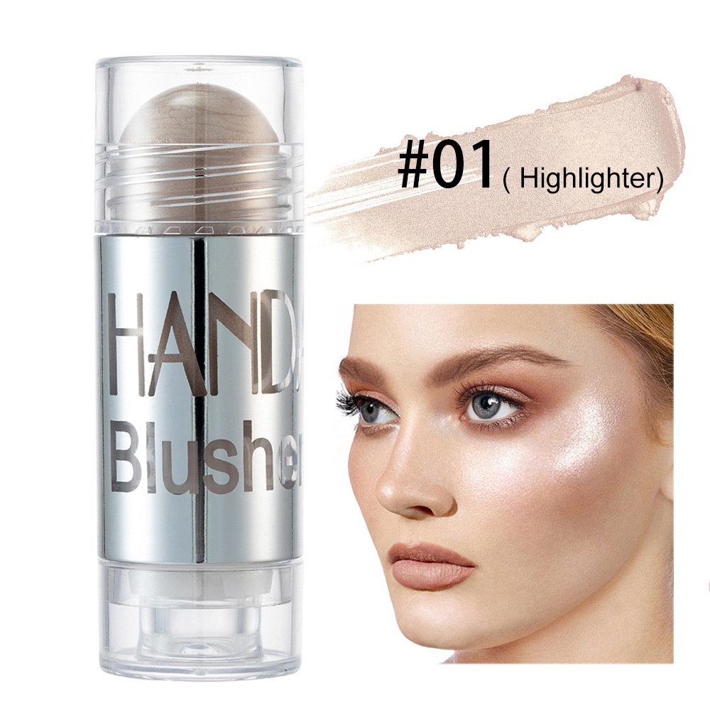Blush Stick Contouring Makeup Wajah Brightener Concealer Blush Stabilo Wajah Bronzer Wajah Pena-Blush Strip