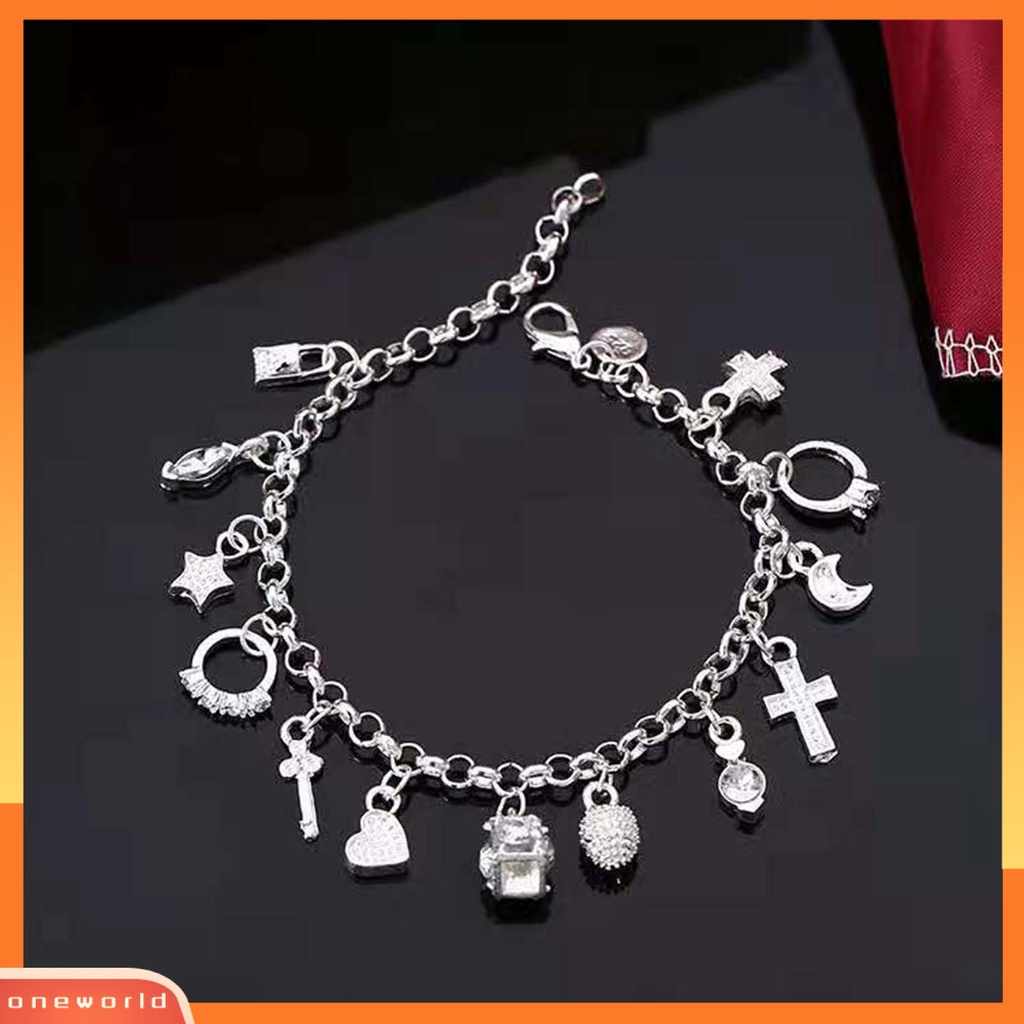 [EONE] Gelang Wanita 13temakan Pesona Bohemian Perhiasan Electroplated Tahan Lama Bracelet Untuk Pesta