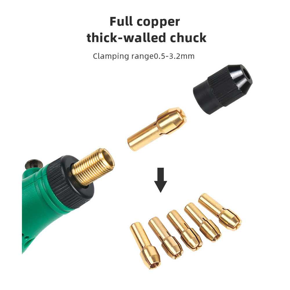 NEWACALOX Bor Mini Grinder Polishing Electric Drill USB Recharge - 201 ( Mughnii )