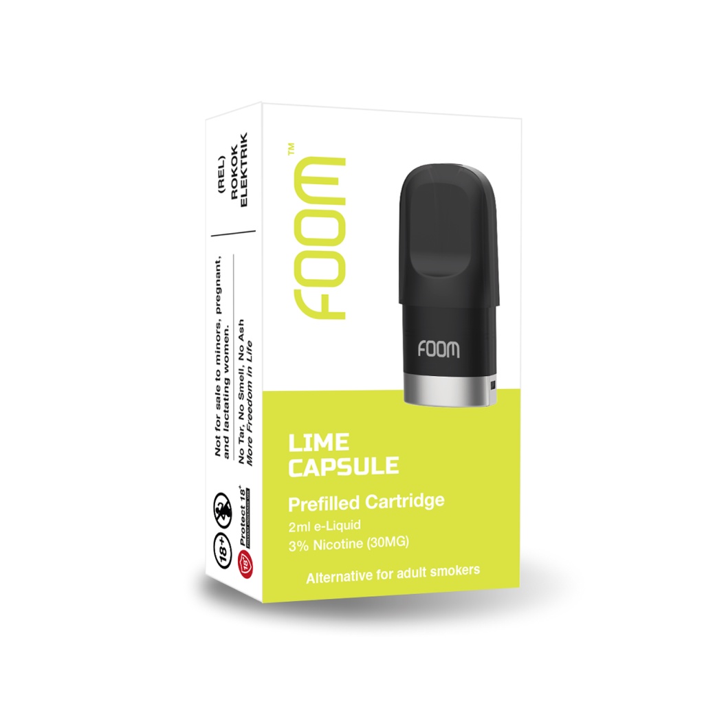 PREFILLED CARTRIDGE FOOM X - Lime Capsule