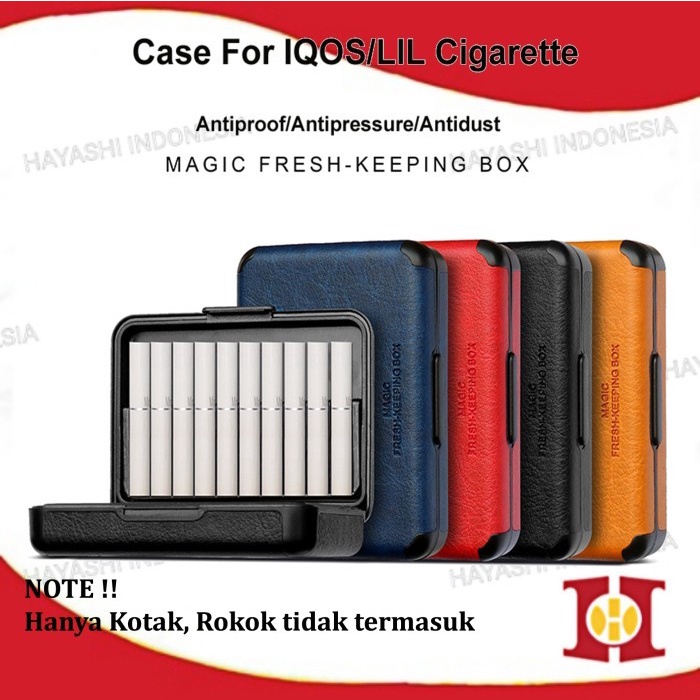 IQOS ILUMA Leather Case Casing Cover Kulit Protector Side Original