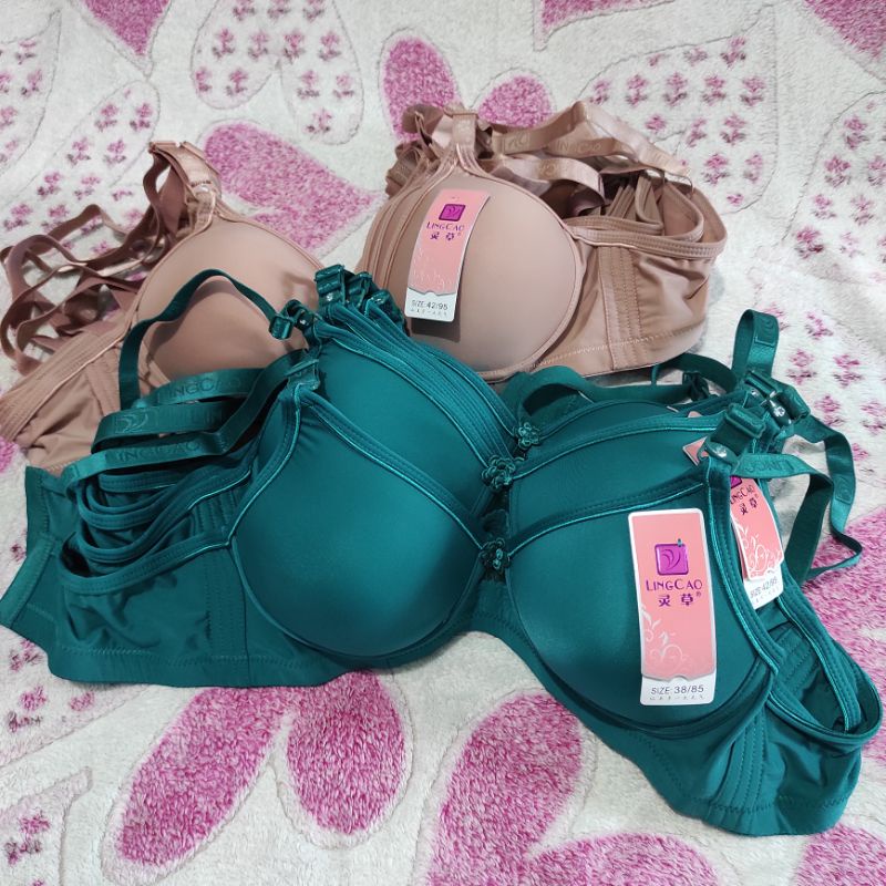 ORIGINAL BRA LINGCAO A5 | B5 Asli / BH Push Up Tanpa Kawat Lingcao A5 | B5 TOKO KEANULOVA