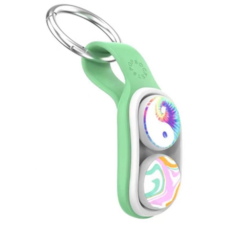 Poppuck Fidget Dekompresi Mainan Mobil Gantungan Kunci Puzzle Jump Bead Magnetic Magnet Keyring Kreatif Tas Liontin