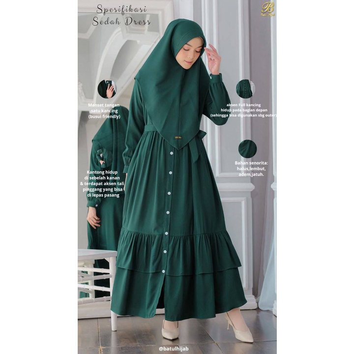 Sedah dress ( Dress only ) by Batul Hijab