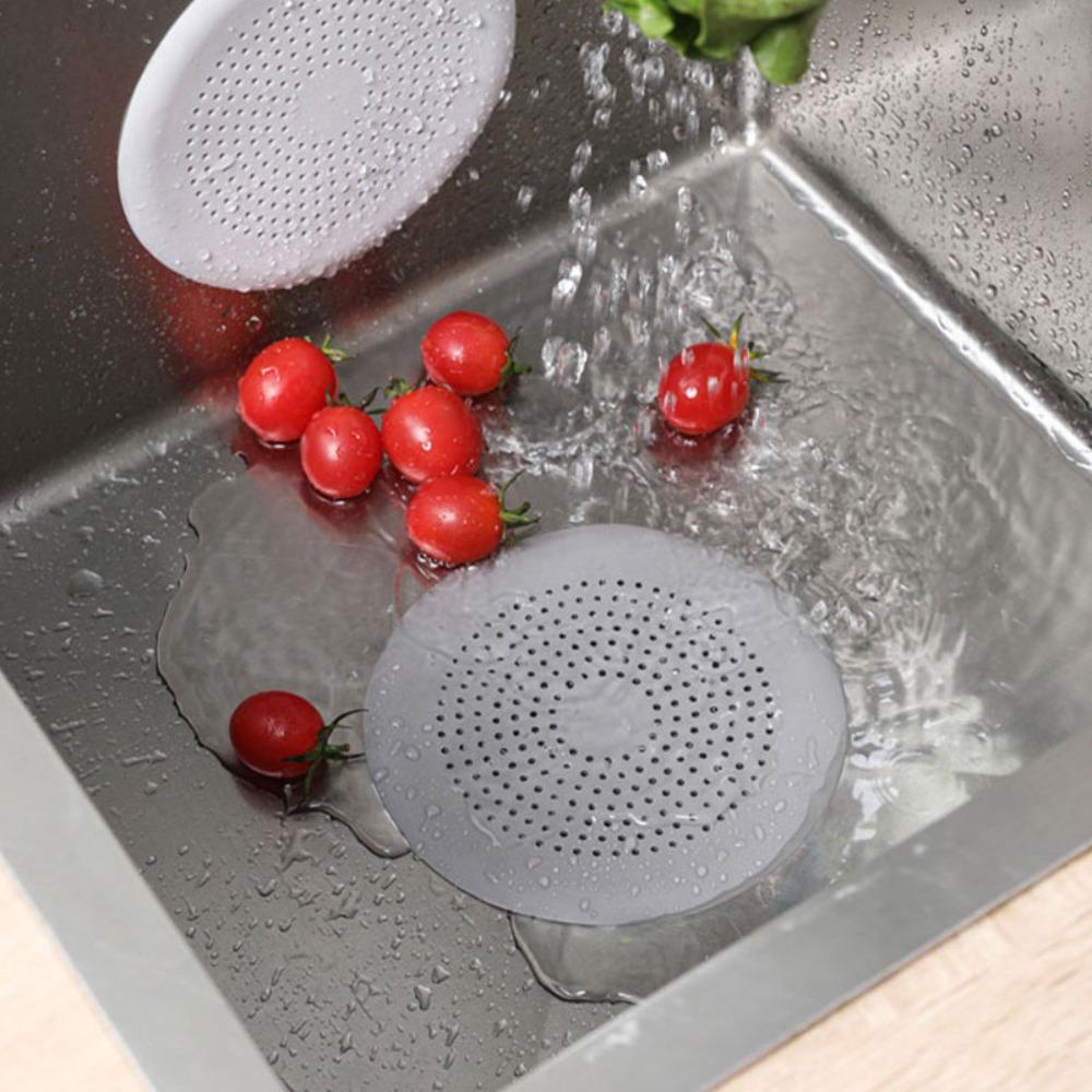 [Elegan] Floor Drain Cover Universal 1Pcs Deodoran Dapur Kamar Mandi Anti Bau Penangkap Rambut Wastafel Plug