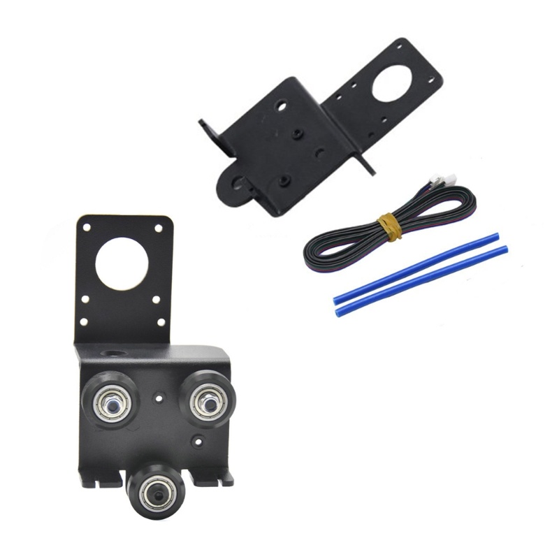 Bt Untuk Ender-3 Aluminium Alloy Direct Drive Plate Extruder Adapter Plate Kit Yang Ditingkatkan Untuk CR10 Ender-3 Ender-5 Extruder