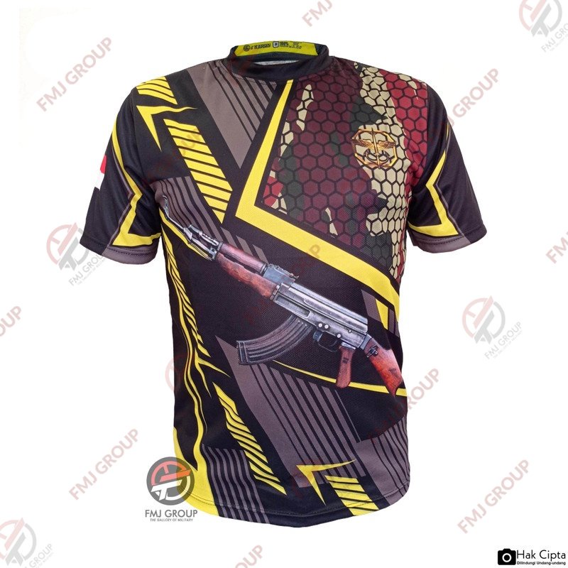 Kaos Dry Fit KOPASSUS / Kaos Jersey KOPASSUS Full Print - DryFit G1