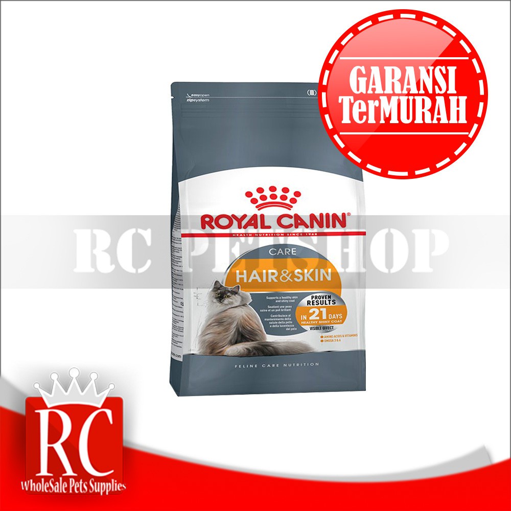 Cat Food / Makanan Kucing Royal Canin Hair &amp; Skin 4 Kg