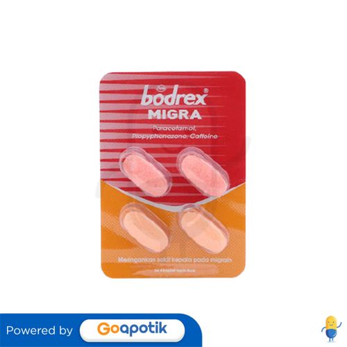 BODREX MIGRA STRIP 4 TABLET