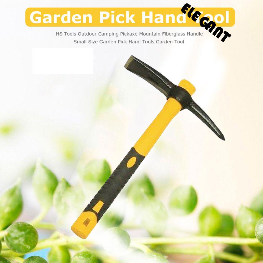 [Elegan] Pickaxe Pertanian Kecil Fiberglass Handle Pick Perlengkapan Rumah Tangga Berkemah Taman