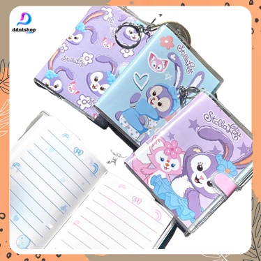 

Buku Notebook Notes Memo Kecil Mini Motif Kartun Lucu Dengan Pena dan Ring Gantungan Kunci