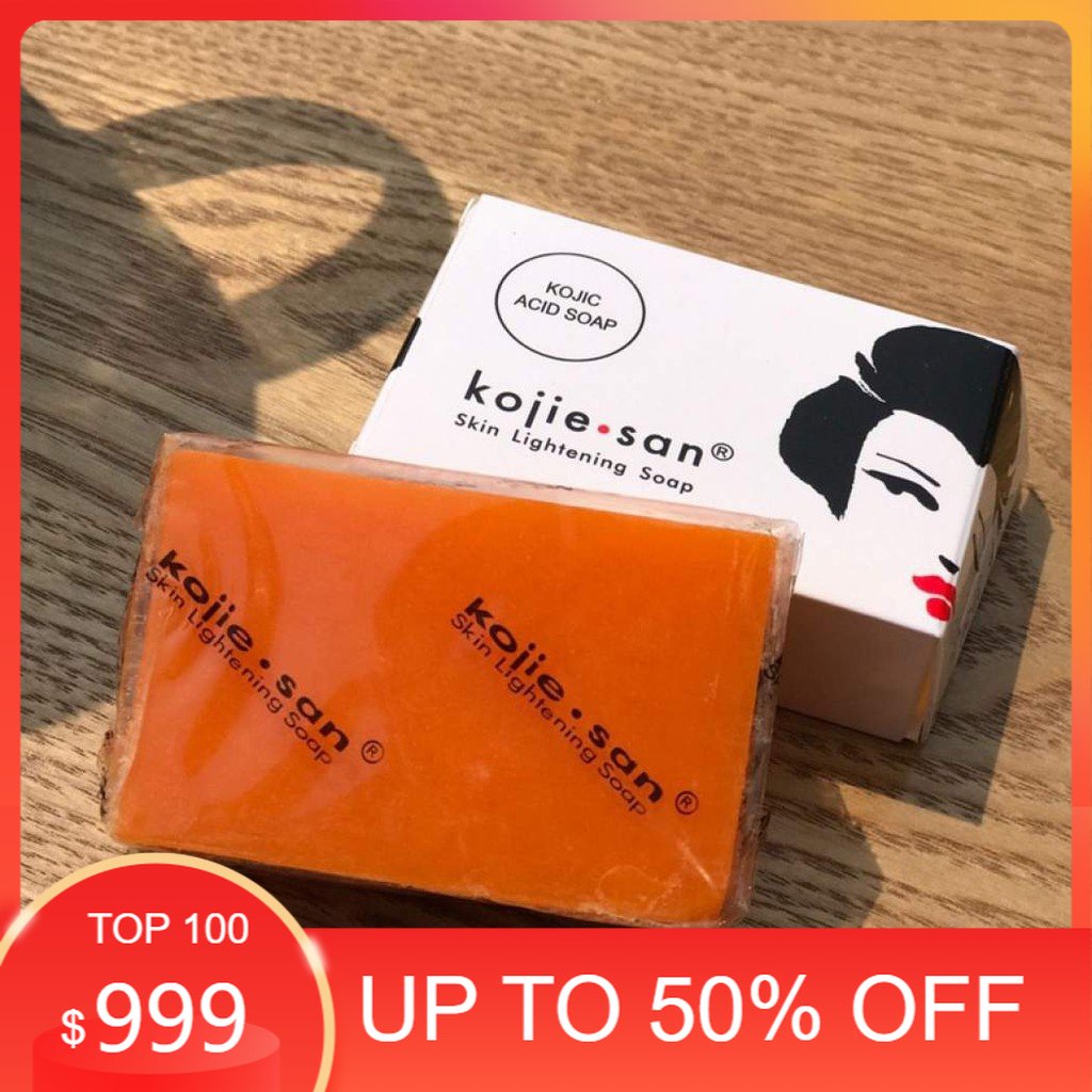 Sabun Kojie San Lightening  Sabun Kojie San Orange Kemasan Bantal 45gr