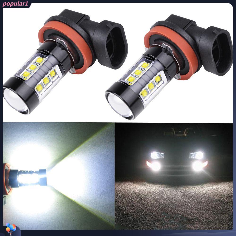 Populer 2pcs Lampu Kabut Mobil Putih Super Terang Hi/Low Kit Beam H11/H8/H9/H16 DRL