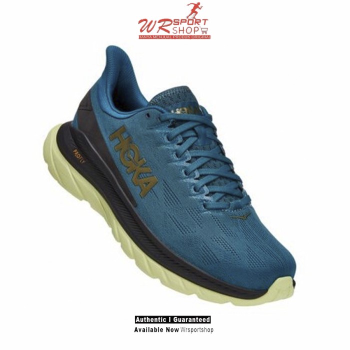 Hoka One One Mach 4 Mens Running - Blue Coral / Black ORIGINAL