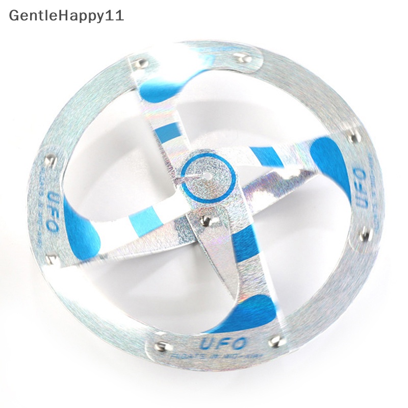 Gentlehappy 1Pc Mainan Trik Sulap Misteri UFO Floag Terbang Magic Flying Saucer Outdoor Toy id