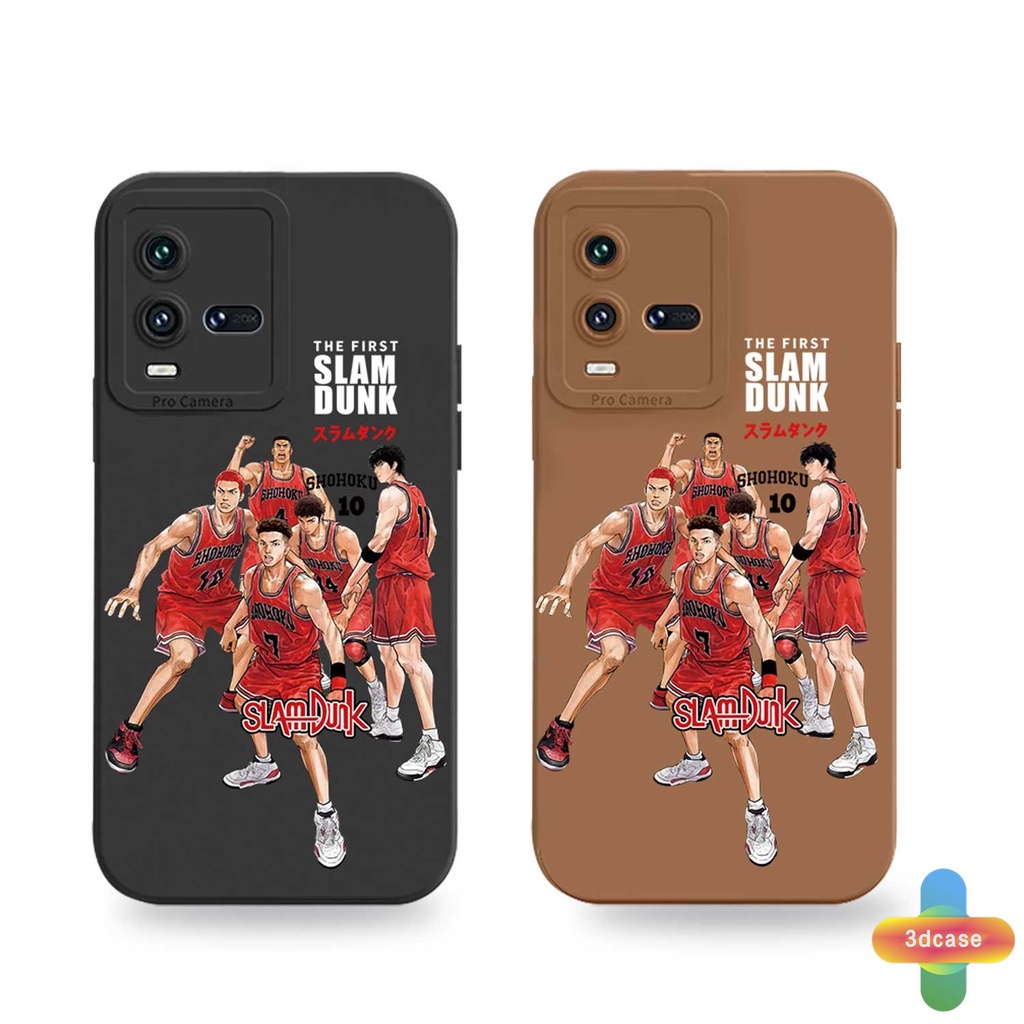 Soft Case VIVO Y12S Y12 Y20 Y91C Y21 2021 Y30 Y21S Y20S Y12i Y15S Y91 Y30i Y93 Y95 Y15 Y17 Y53 Y50 Y53S Y51 2020 Y51A Y15A Y10 Y76 Y33S Y1S Y11 Y31 Y20i Y91i Y90 Y51S Y12A SLAM DUNK Anti-fall Case