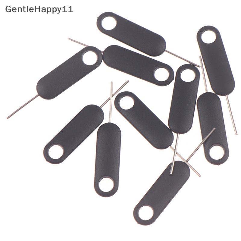 Gentlehappy 10pcs Universal Sim Card Tray Pin Ejecg Pembuka Pelepas Ejector  Id