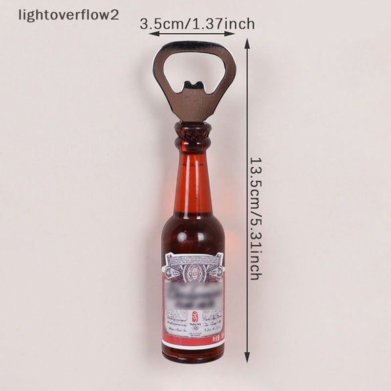 [lightoverflow2] Simulasi Kreatif Pembuka Botol Bir Kulkas Magnetik Botol Bir Bar Dekorasi Gadget Dapur [ID]