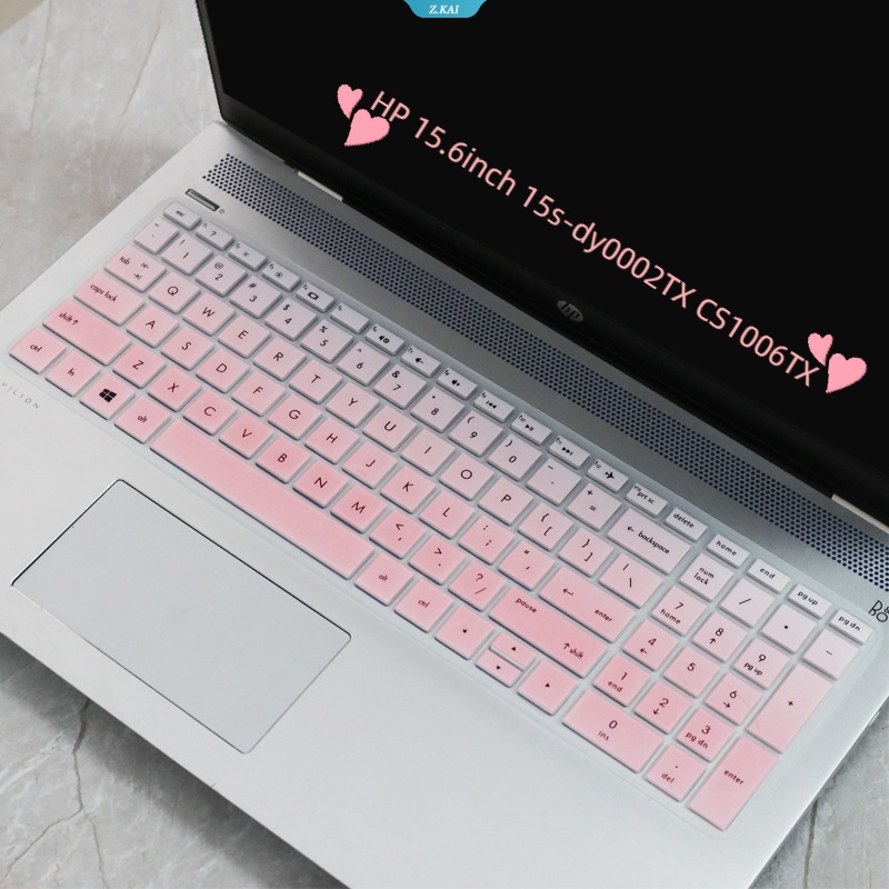 Casing Keyboard Laptop TPU Silikon Cover Anti Air Untuk HP 15.6inch 15s-dy0002TX CS1006TX Pelindung Kulit Keyboard Komputer Film [ZK]