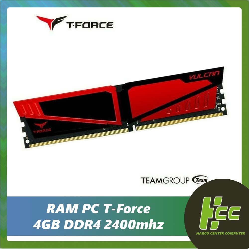 RAM PC T-Force Vulcan 4GB DDR4 2400mhz