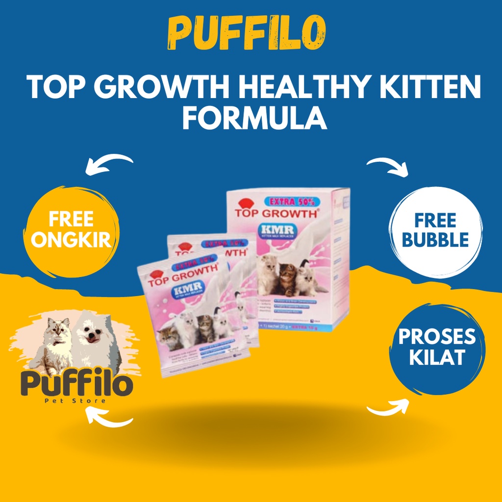 Top Growth Healthy Kitten Formula | Susu Anak Kucing