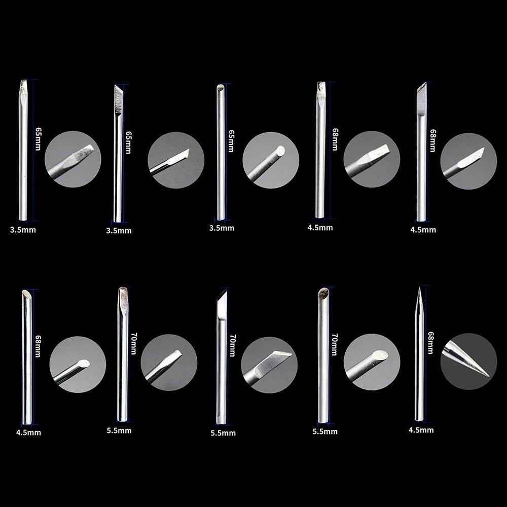 Populer Solder Irons 10model 3.5/4.5/5.5mm Part Shank Aksesoris