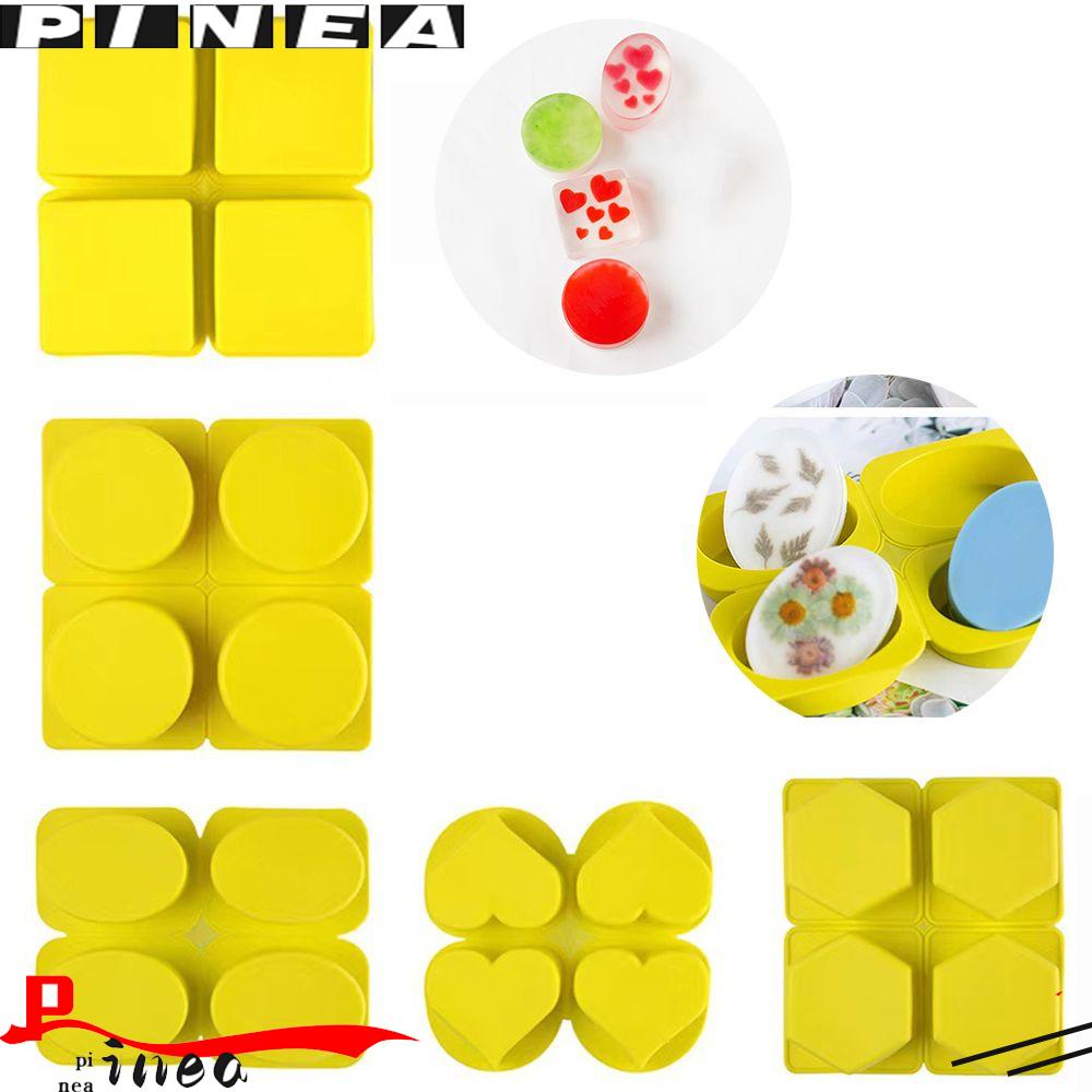 Cetakan Sabun Silikon Nanas Dekorasi Rumah Multi-Fungsi Bayi Kaki Berbentuk DIY Craft 4rongga Handmade Soaps Supplies