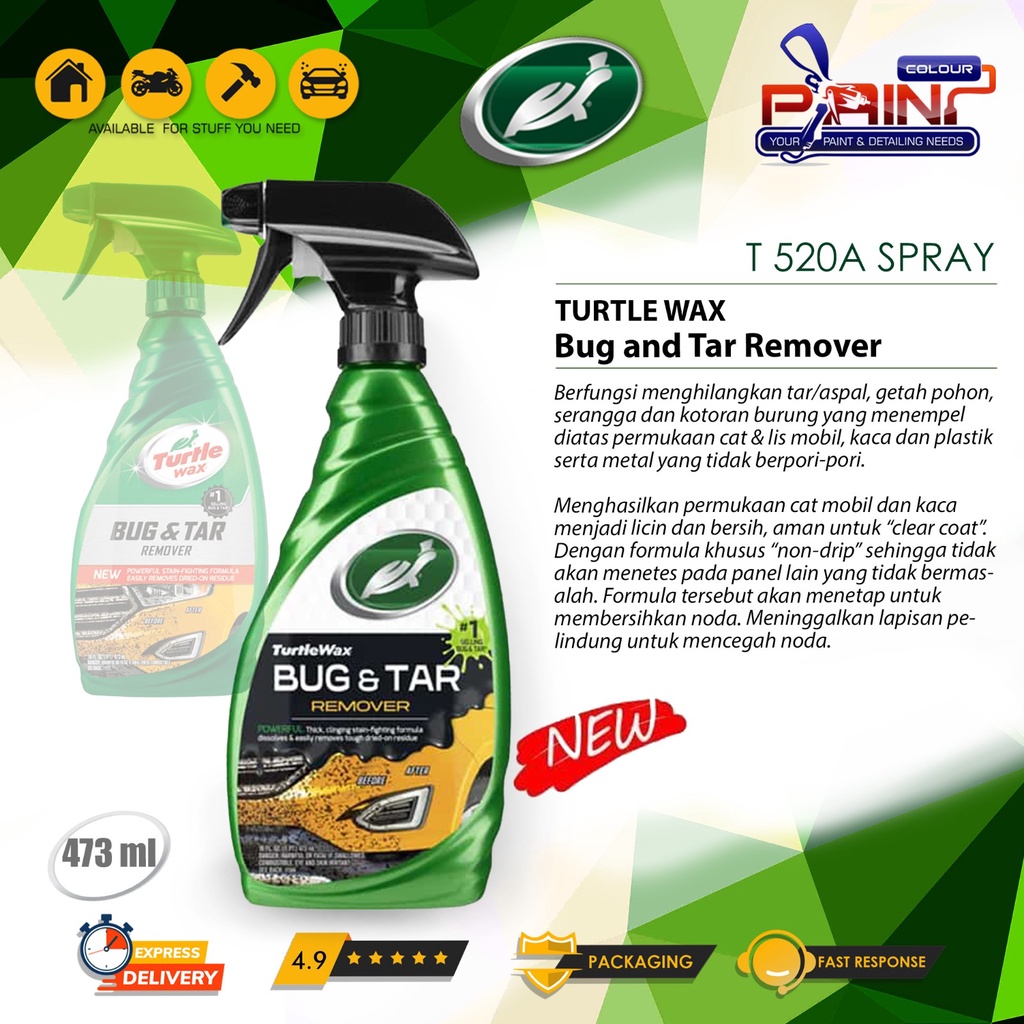 Turtle Wax BUG &amp; TAR REMOVER ASPAL 473 mL