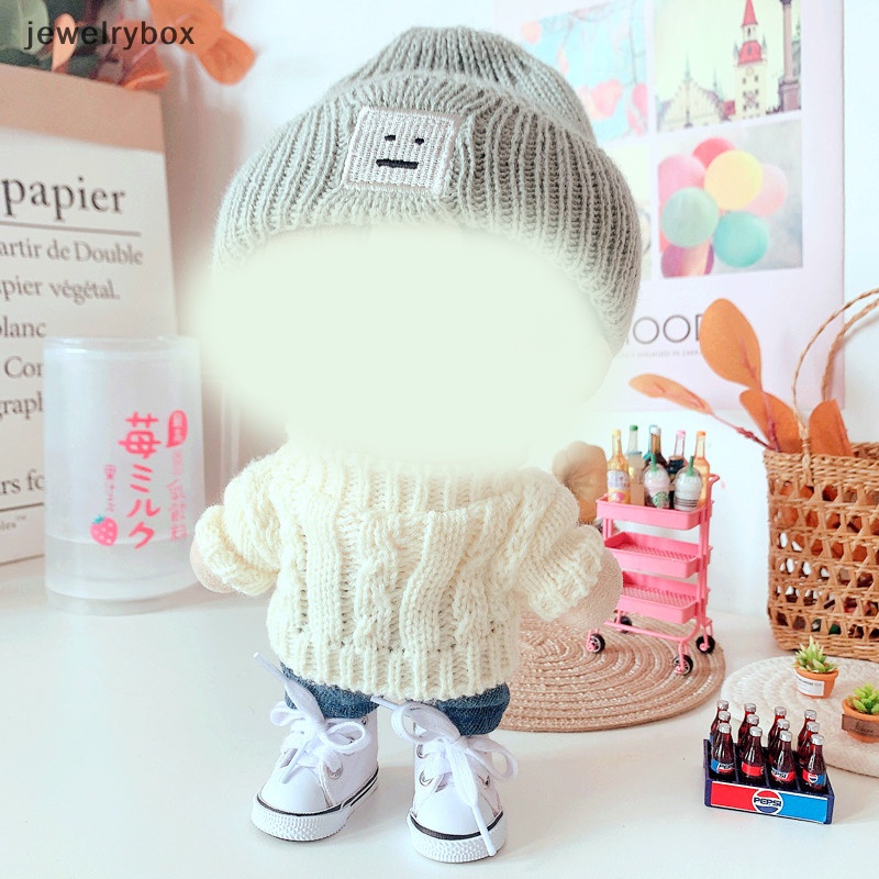 [jewelrybox] Aksesoris Baju Boneka Untuk Boneka Idol 20cm Mainan Mewah Kacamata Sweater Sepatu Butik