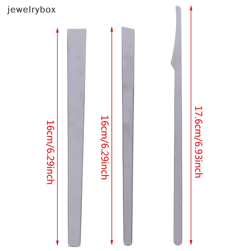 [jewelrybox] 3pcs/set Koreksi Kuku Pedicure Ingrown Kulit Mati Profesional Perawatan Kaki Butik