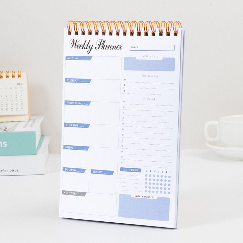 Lanfy A5 To Do List Notepad Kantor Kreatif Disiplin Diri Check It Weekly Daily Planner Alat Tulis Jadwal Planner