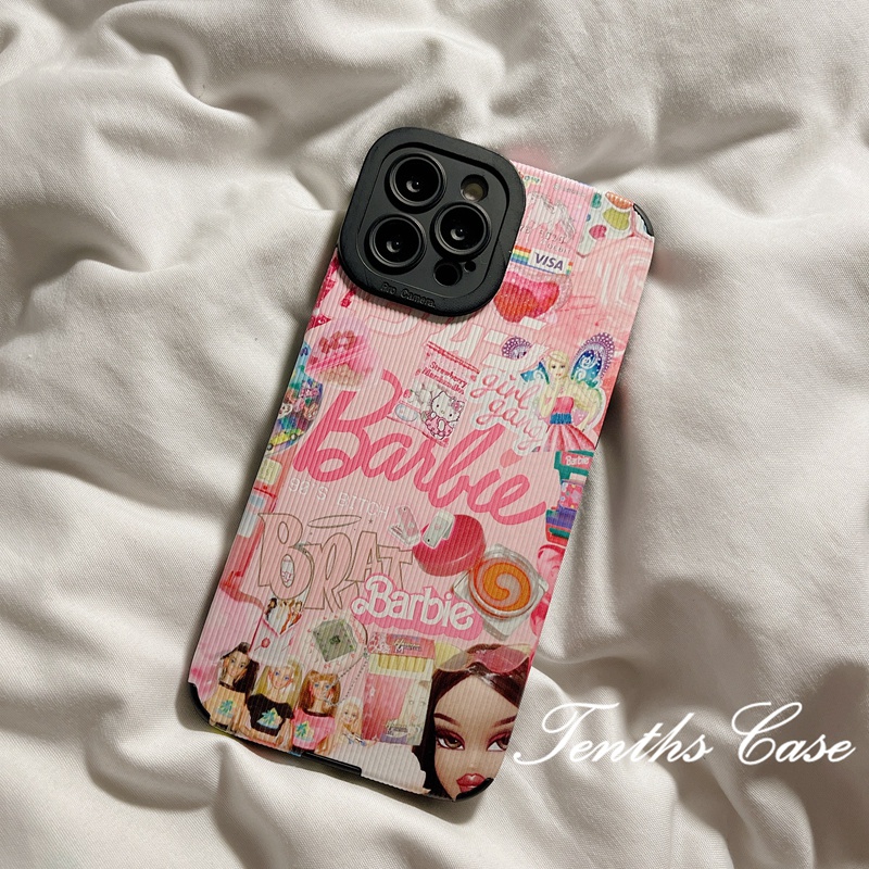 IPHONE Kompatibel Untuk Iphone14 13 12 11 Pro Max X XR Xs Max7 8 6 6s Plus SE 2020 2023 Gaya Anak Perempuan Fashion Girl Pattern Phone Case Back Cover