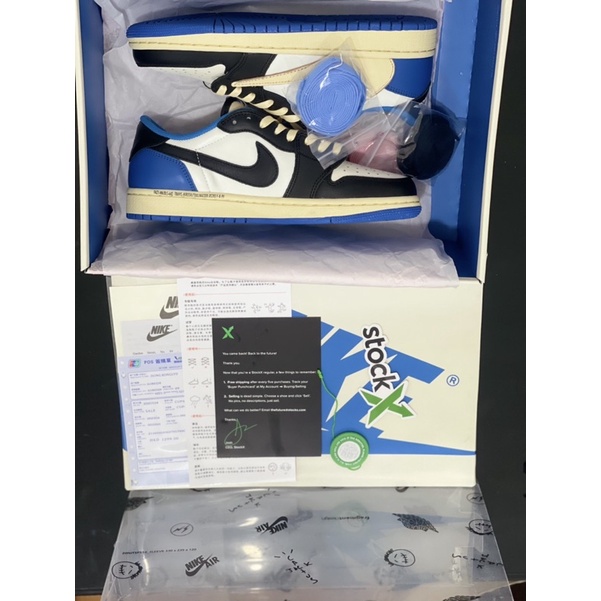 Sepatu Nike Air Jordan 1 Low Fragment X Traviz Scoot BNIB