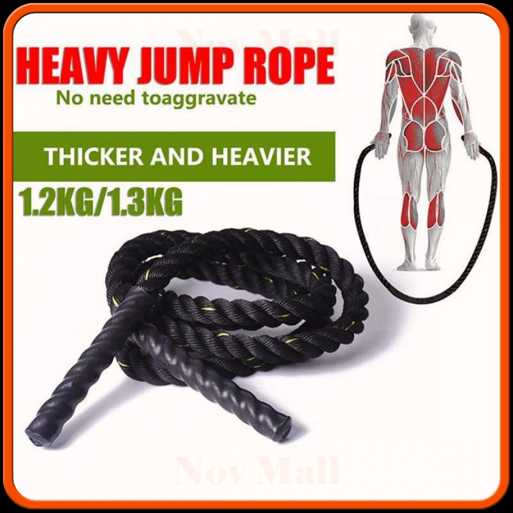 Tali Skipping Jump Rope Heavy Power Training 3mx25mm -SP567