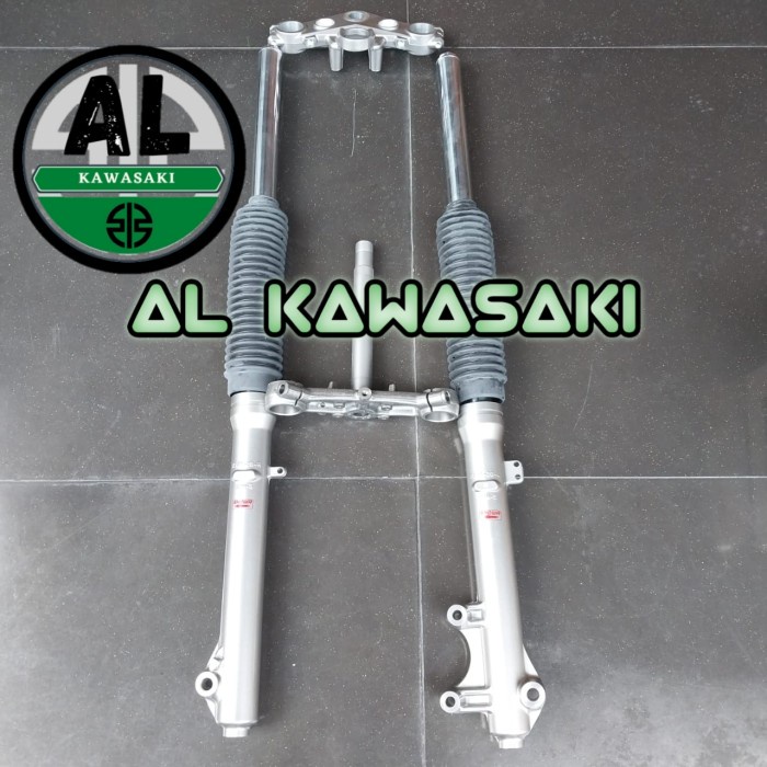 tele klx L damper shock shok depan klx L teleskopik klx 150 L original Kawasaki