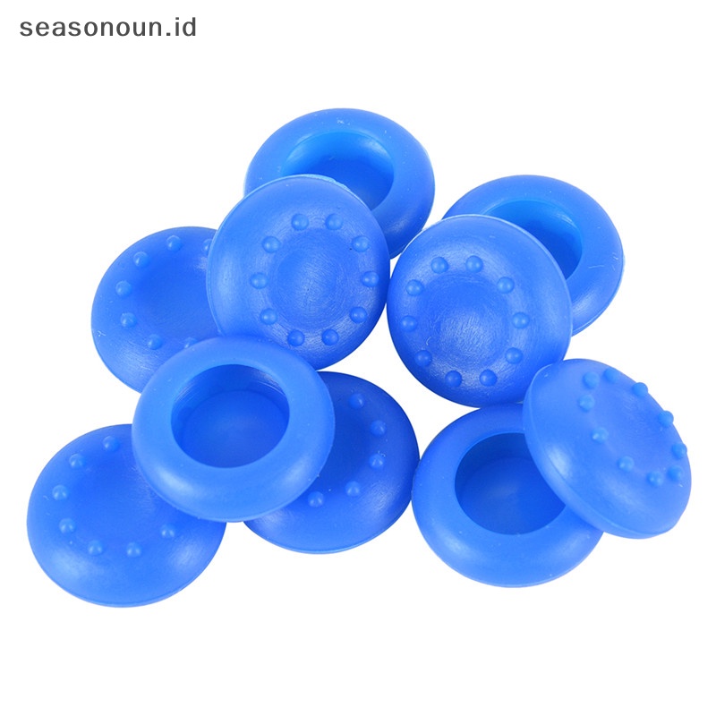 Seasonoun 10XAna Controller Silicone Cap Cover Thumb Stick Grip Untuk PS3 PS4 XBOX 360.
