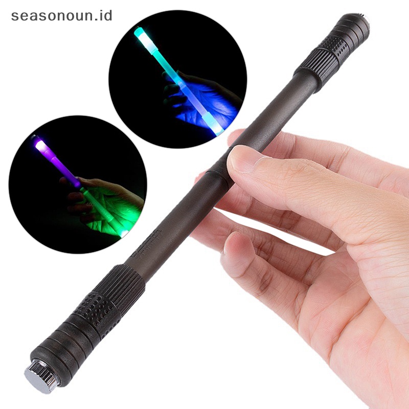 Seasonoun Pulpen Nyaman Anti slip Flash Rotag Gaming Gel Pulpen Dengan Led Flash.