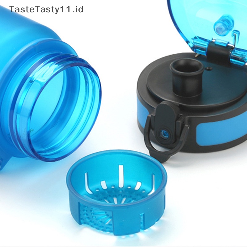 Tastetasty Sports Water bottle New 1000ml BPA Free Portable Botol Pengocok Anti Bocor Tempat Minum Plastik Pengocok Protein.