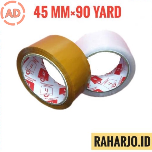 

Lakban / Isolasi 45 MM×90 Yard Bening dan Coklat / OPP Tape Lakban Packing