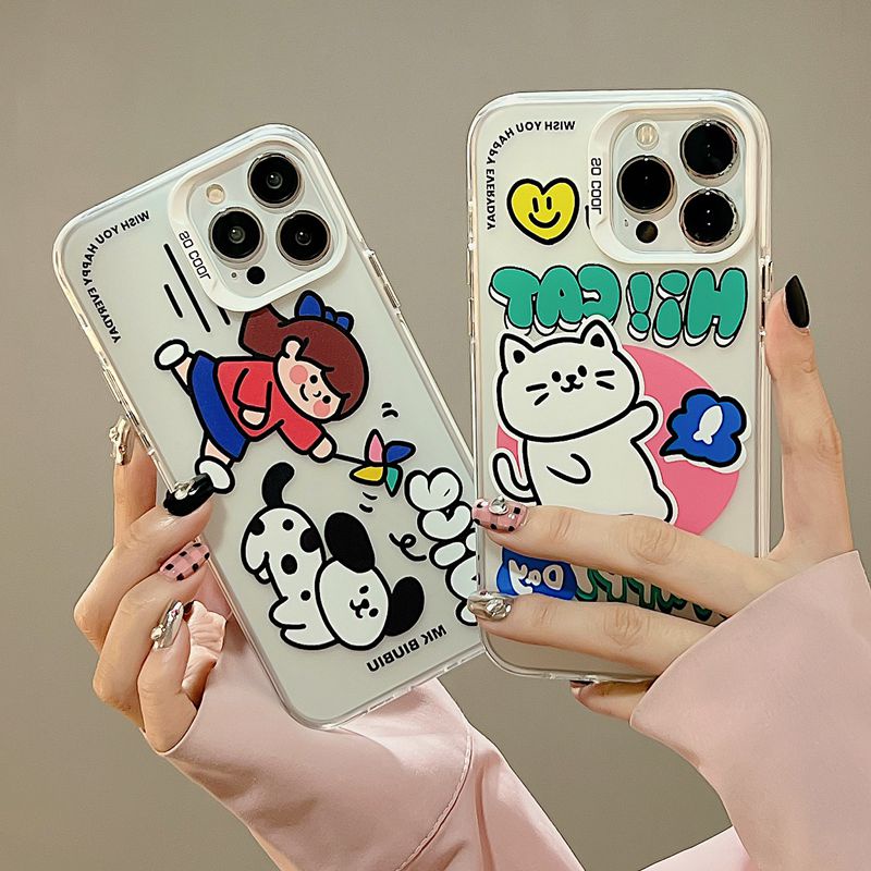 Nice Windmill Girl Woman Skin Feel Soft Case HP iP iPhone 12 13 14 Pro Max 11 So Cool FTD Casing Apple