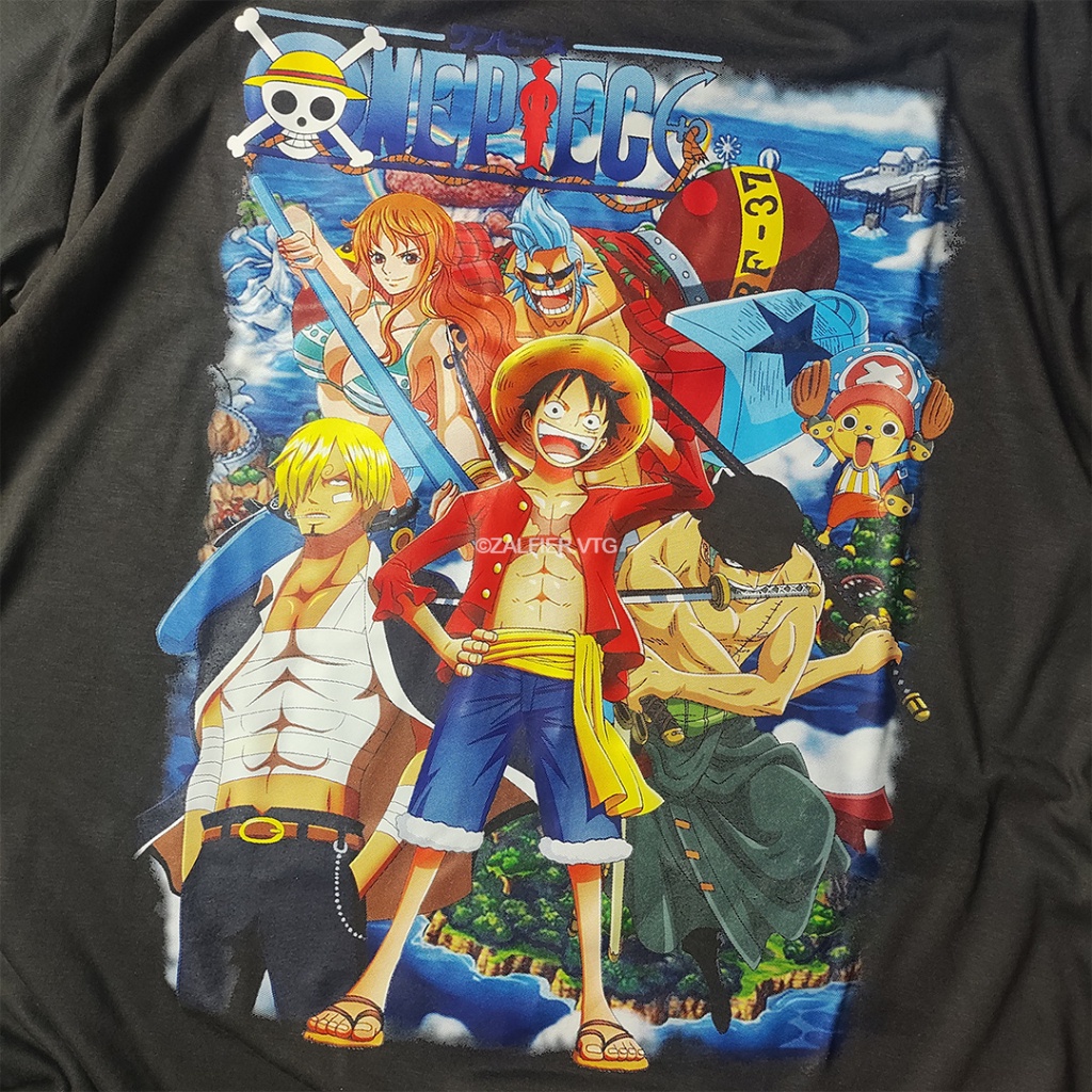 Tshirt One Piece Oversize Kaos Anime Bootleg 286