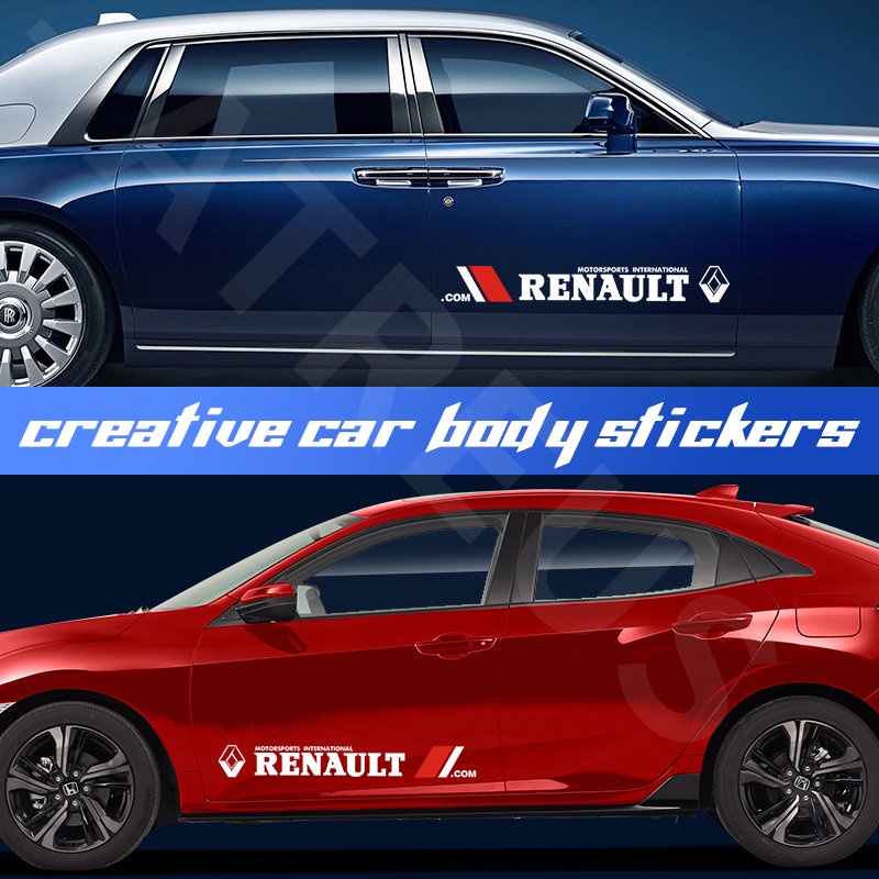 Stiker Mobil Renault Auto Door Side Body Decor Decals Anti Gores Penutup Lecet Untuk Renault Clio Fluence Duster Megane 2amplaso Kwid Logan Captur Scenic Kiger Koleos