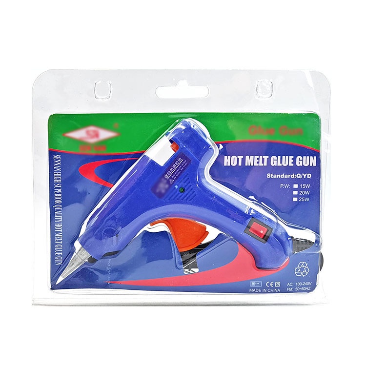 HOT MELT GLUE GUN Lem panas meleleh pistol lem  20w rumah manual DIY hot melt gun listrik hot melt gun