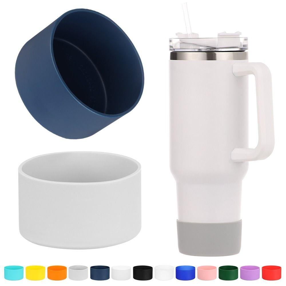 TOP 2pcs Cup Cover Dishwasher Safe Mixed Colorcup 2Pcs Botol Air Gelas Penutup Bawah