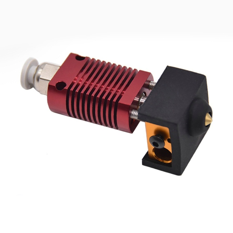 Cre Mk8 Extruder Hot End Kit Untuk Printer 3D 1.75mm 0.4mm Nozzle Printer Aluminium Blok Pemanas 3D Printer Aksesoris