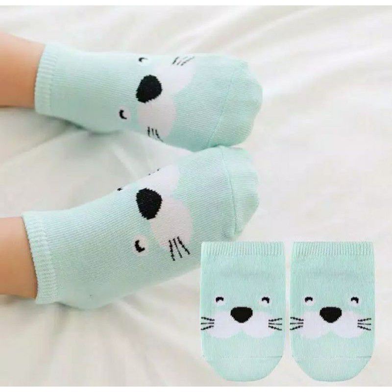 Kaos Kaki Anak Bayi Anti Slip Motif Animal 3D Baby Shock Prewalker