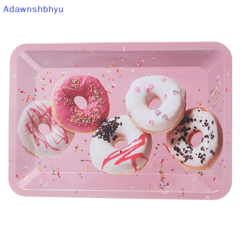 Adhyu Metal Rolling Tray Aksesoris 180*125mm Nampan Kecil Tinplate Penyimpanan Piring Hadiah ID