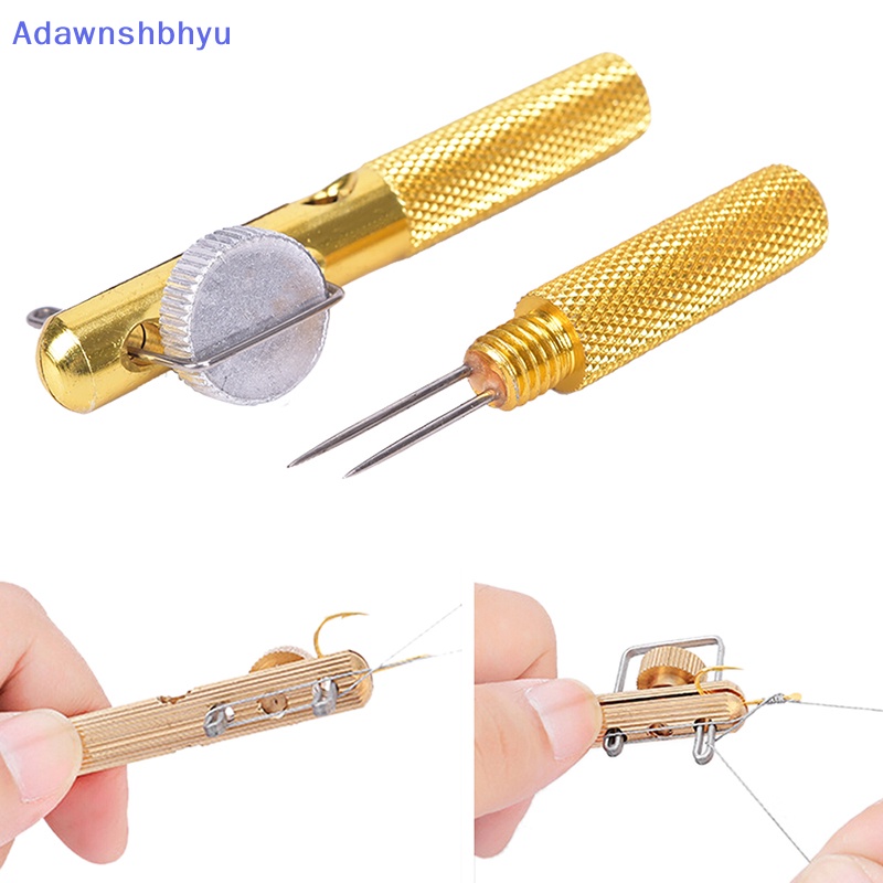 Adhyu Alat Knotg Kail Pancing Metal &amp; Tie Hook Loop Making Device Hooks Remover ID