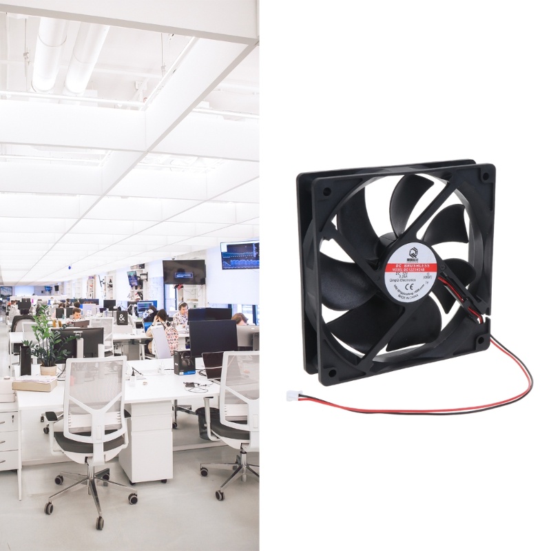 Cre 12025 Cooling Fan 12V PC Komputer Part Brushless Cooling Fan Radiator Pendingin 120x120x25mm Kipas Angin Tenang Aksesori 12 cm